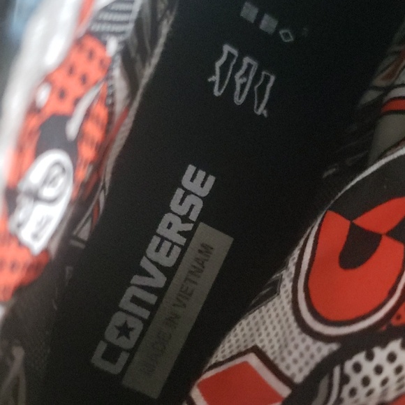 Converse Harley Quinn Hi Top Sneakers Women's 8 Men's 6 Gothic DC Comics Joker - Picture 9 of 12